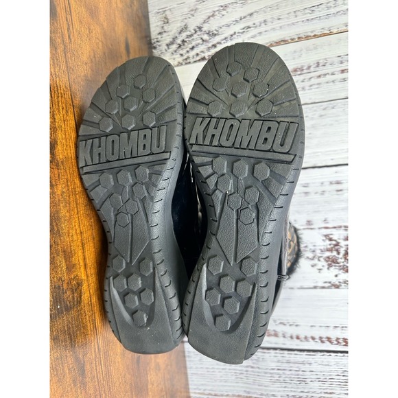 Khombu Molly Waterproof Side-Zip Winter Ankle Boots Women's 8.5 Black Leopard - Picture 10 of 12